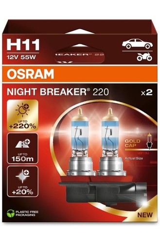 Osram h11 night breaker - night, 220