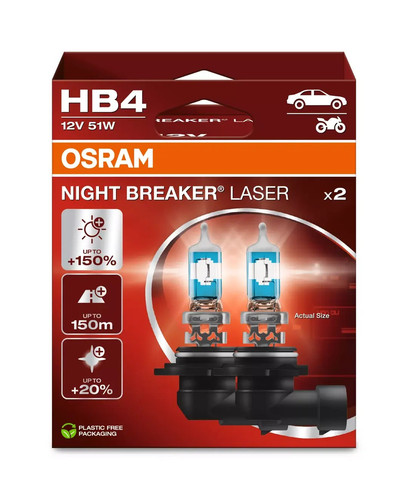 2st osram hb4 night breaker - osram,