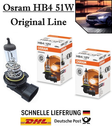 Original osram hb4 - hb4, 12v