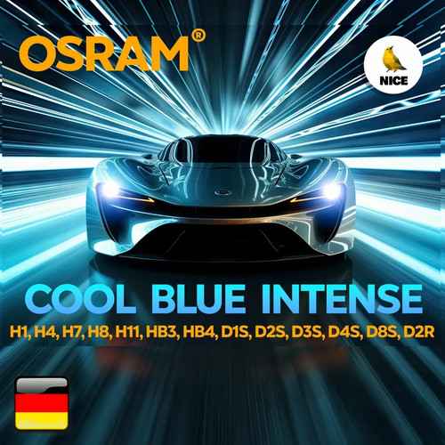 Osram cool blue intensе h4 - cool, h1